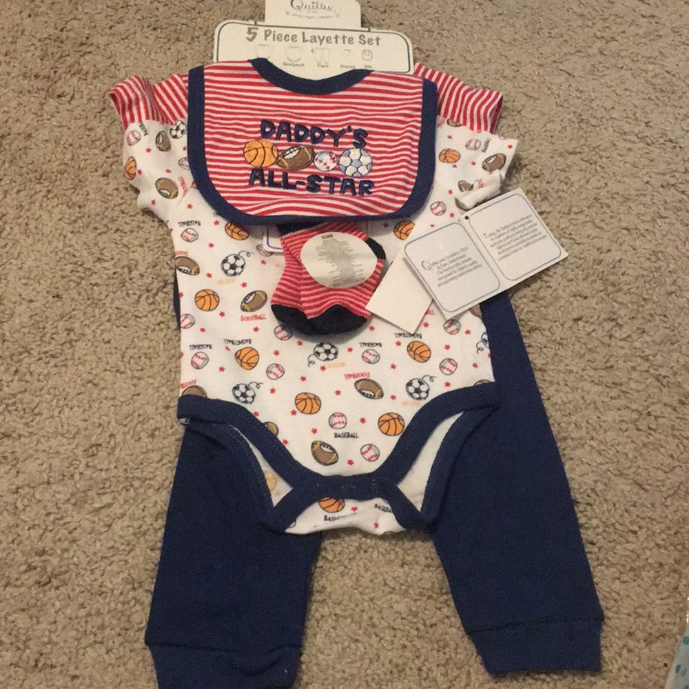 5pcs layette set